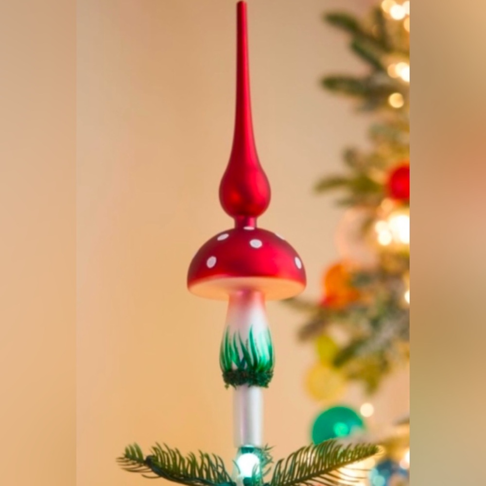Anthropologie Terrain Mushroom Tree Topper